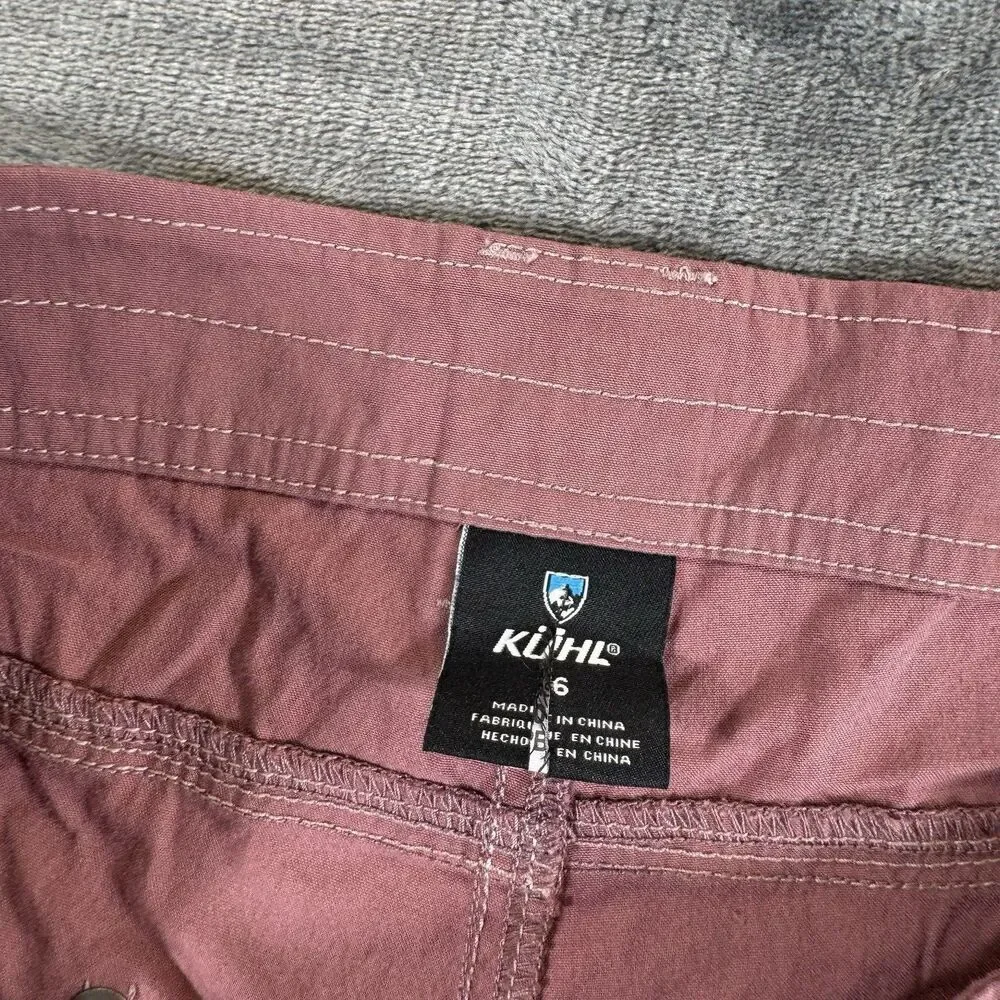KUHL Sz 8 Shorts Splash Cargo Utility Hiking Stretch Outdoor Gorpcore UPF50 NWOT